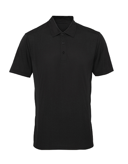 TR012 Men´s Panelled Polo S / Black