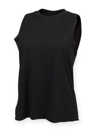 SF232 Women´s High Neck Slash Armhole Vest XS / Black