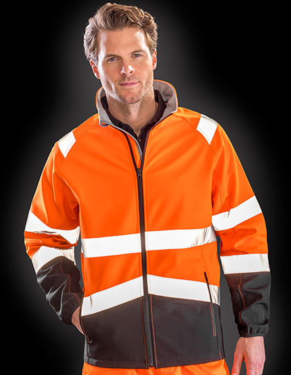 RT450 Printable Safety Softshell Jacket