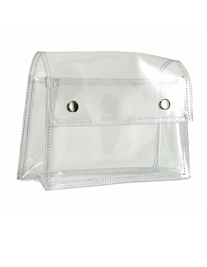 HF0772 Bag With Press Buttons Universal 19 x 11,5 x 6,5 cm / Transparent