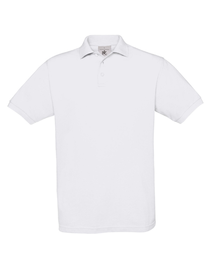 BCPU409 Unisex Polo Safran S / White