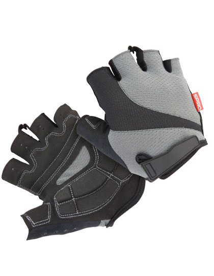 RT257 Unisex Bikewear Short Gloves S / Grey/Black