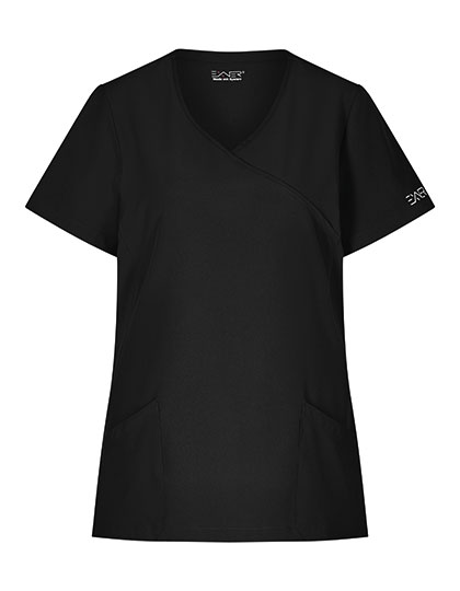 EX702 Sportsline Damen-Kasack, Slim Fit XS / Black