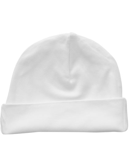 X10001 Organic Baby Hat Rox 01 One Size / White