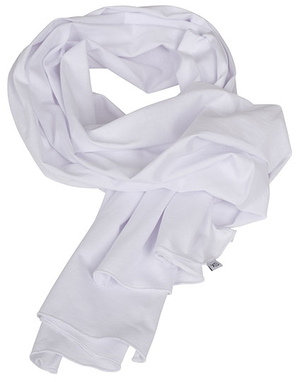 BY063 Jersey Scarf One Size / White