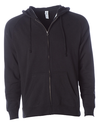 NP355 Unisex Midweight Special Blend Raglan Zip Hood XS / Black