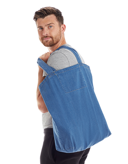 P196 Denim Shopper