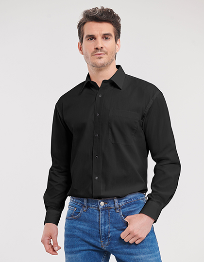 Z936 Men´s L/S Pure Cotton Easy Care Poplin Shirt