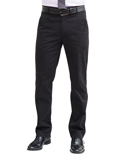 BR502 Business Casual Denver Men´s Classic Fit Chino 32R(46)/32 / Black