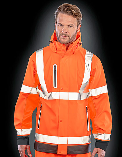 RT507 Heavy Duty Prism PU Safe & Dry Jacket with Recycled Backing