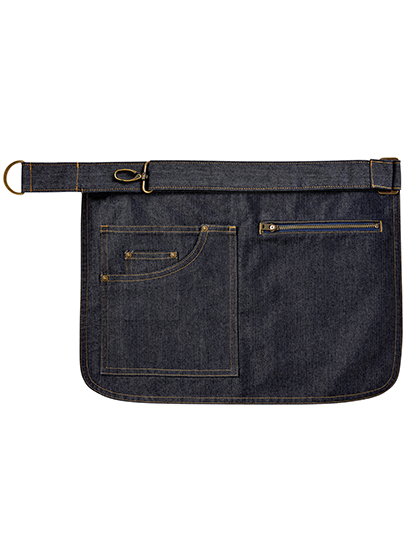 PW138 Metro Utility Hip Apron 31 x 32 cm / Indigo Denim (ca. Pantone 2380C)