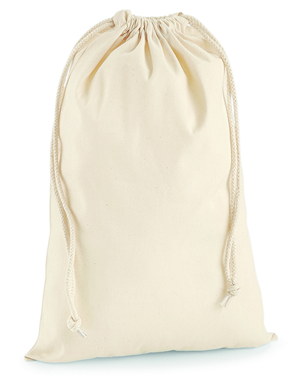 WM216 Premium Cotton Stuff Bag XS (14 x 20,5 cm) / Natural