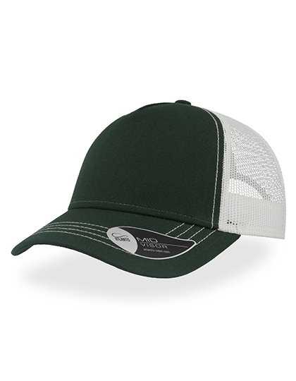 AT527 Rapper Canvas Cap One Size / Bottle Green/White