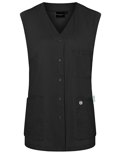 KY141 Ärmelloser Damenkasack Essential 34 / Black (ca. Pantone 419C)
