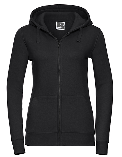 Z266F Ladies´ Authentic Zipped Hood Jacket XS / Black