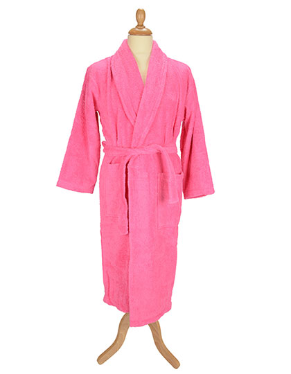 AR025 Bathrobe Shawl Collar XS / Pink