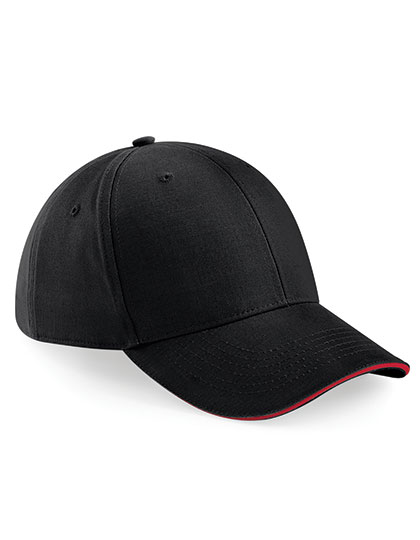 CB20 Athleisure 6 Panel Cap One Size / Black/Classic Red