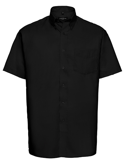 Z933 Men´s Short Sleeve Easy Care Oxford Shirt S (37/38) / Black