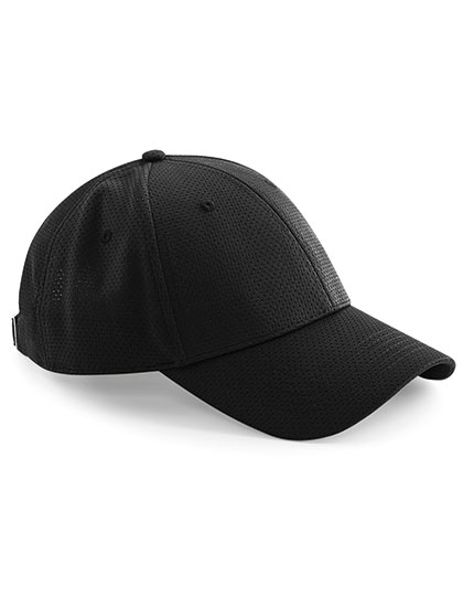 CB196 Air Mesh 6 Panel Cap One Size / Black