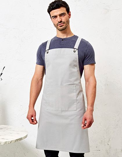 PW129 Cross Back Barista Bib Apron