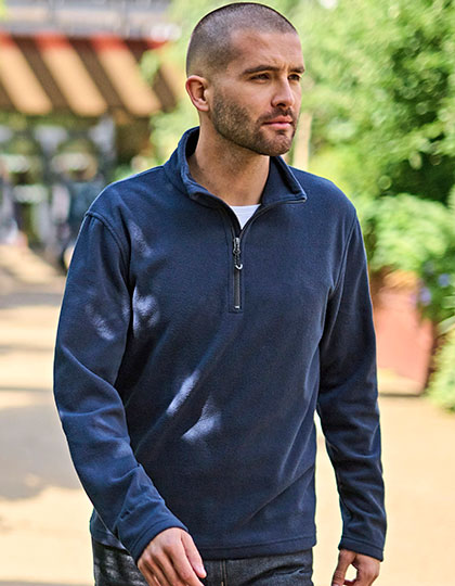 RG636 Honestly Made Recycled Half Zip Fleece