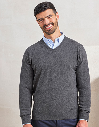PW694 Men´s V-Neck Knitted Sweater