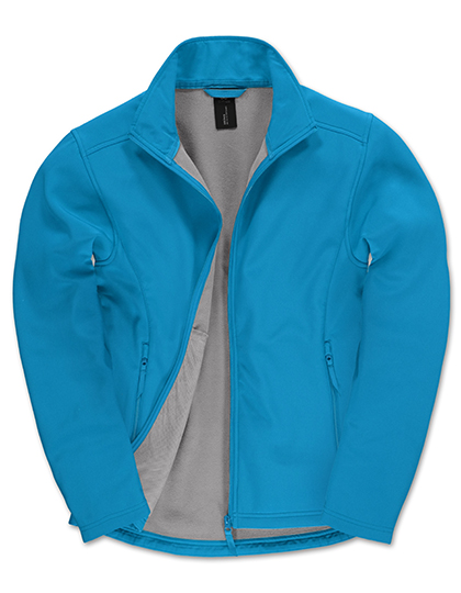 BCJUI62 Men´s Jacket Softshell ID.701 S / Atoll/Ghost Grey