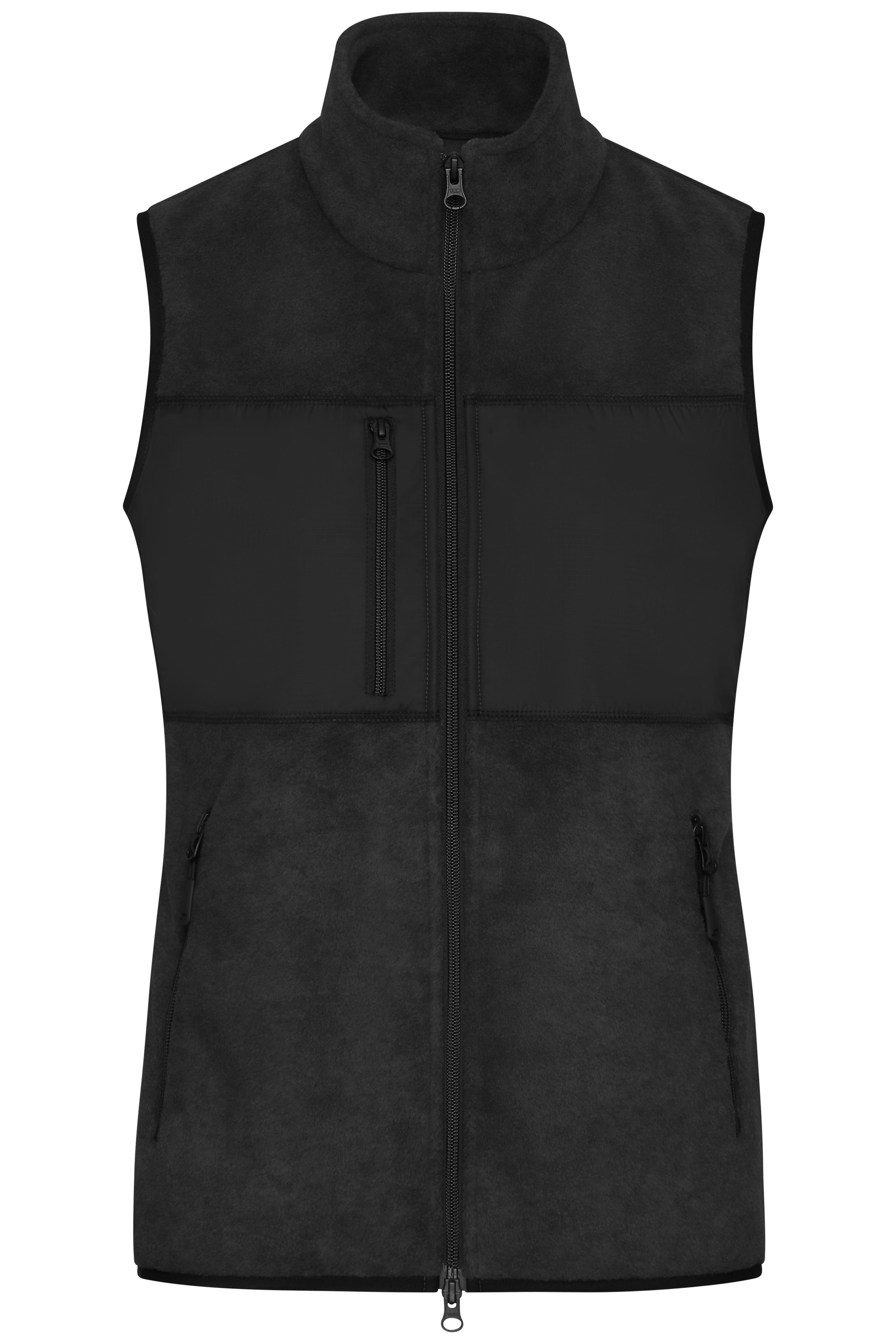JN1309 Ladies´ Fleece Vest XS / Black/Black