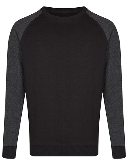 MY510 my mate - Men´s Crew Neck Sweat S / Black/Heather Black