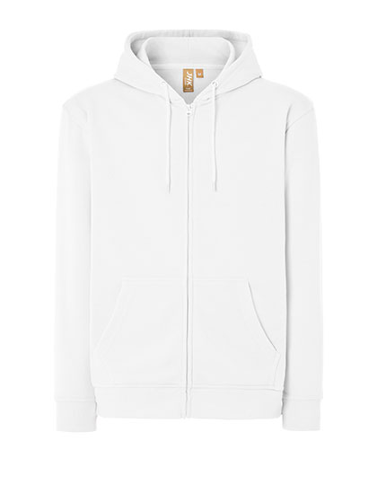 JHK425 Unisex Hooded Full Zip Sweat Fuji XS / White