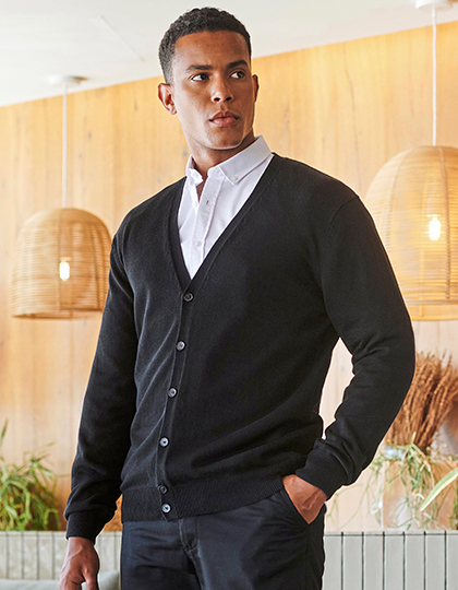 W722 Men´s Lightweight V-Neck Cardigan