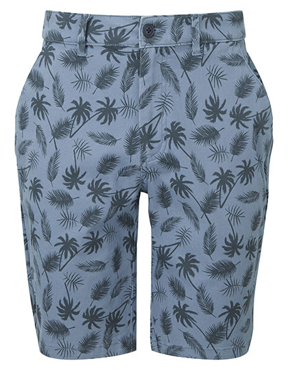WB905 Men´s Palm Print Shorts L / Blue (2160 C)