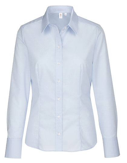 SN080604 Women´s Blouse Regular Fit Long Sleeve 34 / Light Blue