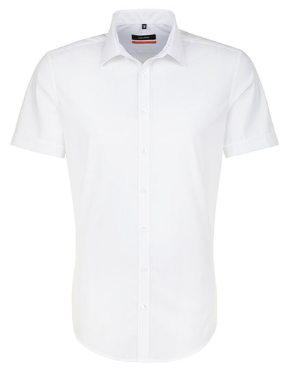 SN666261 Men´s Shirt Slim Fit Short Sleeve 44 / White