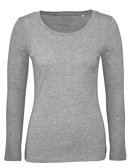 BCTW071 Inspire Long Sleeve T /Women_° S / Sport Grey (Heather)