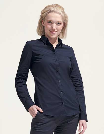 L01427 Women´s Long Sleeve Stretch Shirt Blake
