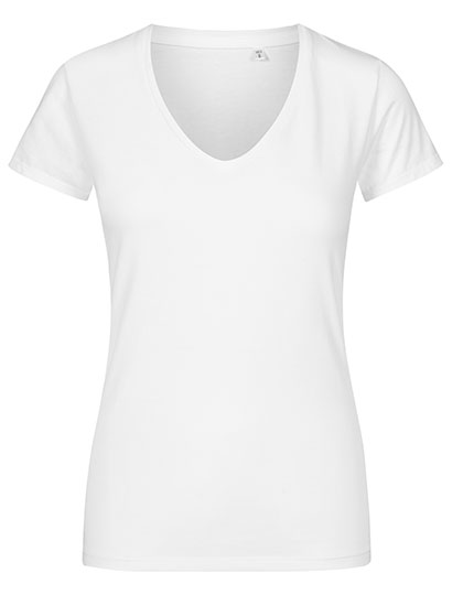 XO1525 Women´s V-Neck T-Shirt XS / White