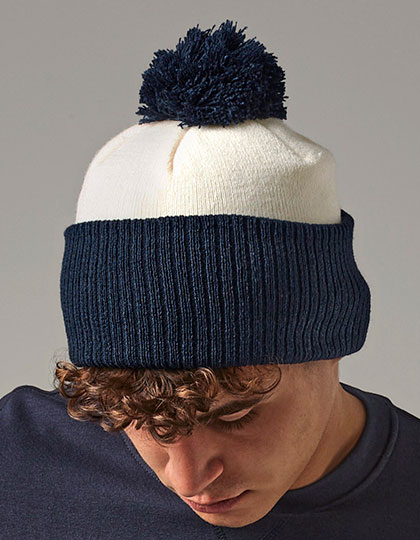 CB451 Snowstar® Two-Tone Beanie