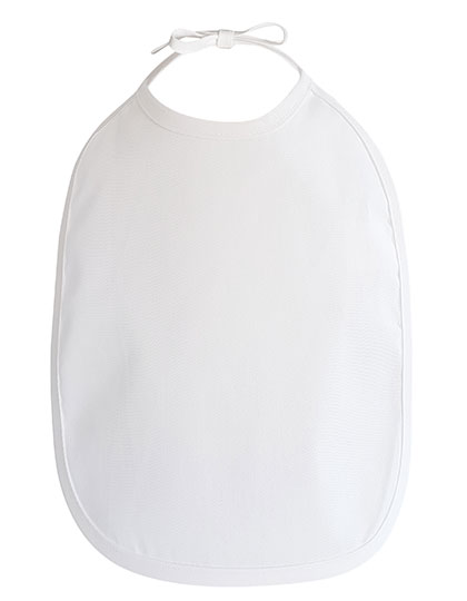 X982 Baby Bib 28 x 24 cm / White