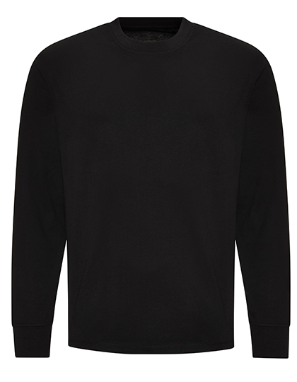 JT019 Oversize 100 Long Sleeve T XXL / Deep Black