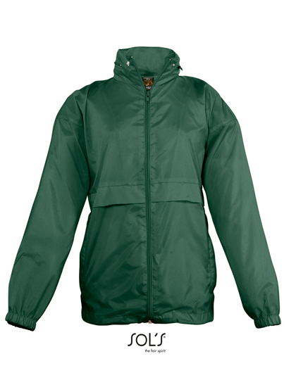 L889K Kids´ Windbreaker Surf 5/6 (105-116cm) / Forest Green