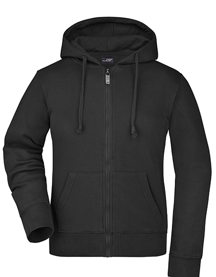 JN053 Ladies´ Hooded Jacket S / Black