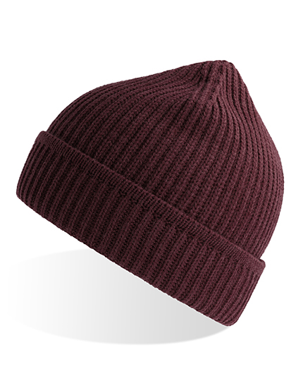AT101 Maple Beanie One Size / Burgundy Melange