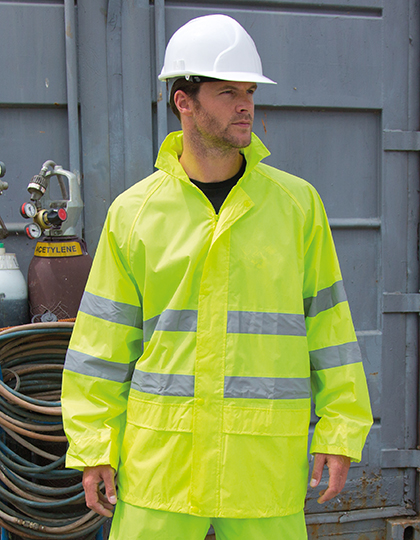 RT216 High Vis Waterproof Suit