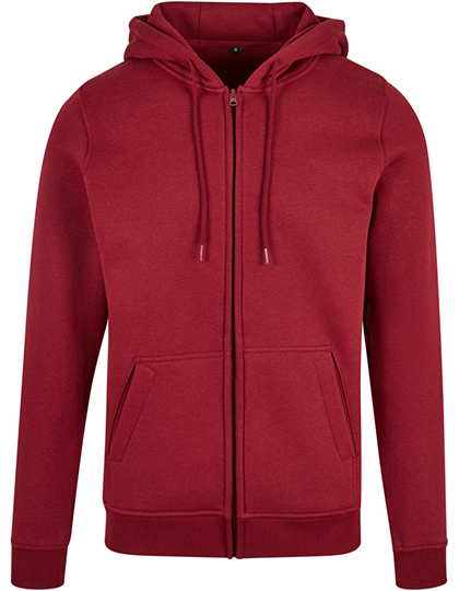 BY012 Heavy Zip Hoody S / Burgundy