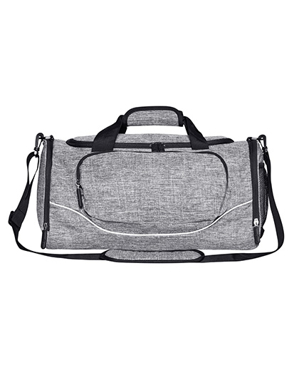 BS16052 Allround Sports Bag - Boston 50 x 25 x 25 cm / Grey Melange