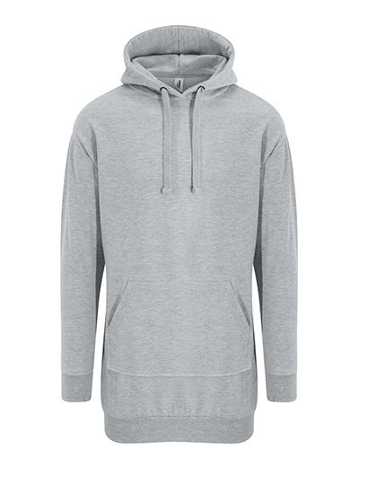 JH015 Hoodie Dress XS / Heather Grey