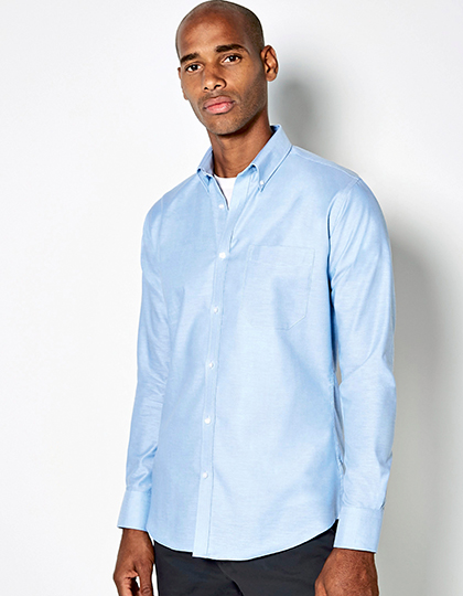 K184 Men`s Slim Fit Workwear Oxford Shirt Long Sleeve
