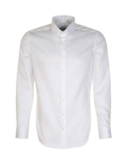 SN643510 Men´s Shirt Slim Fit Fine Twill Longsleeve 44 / White