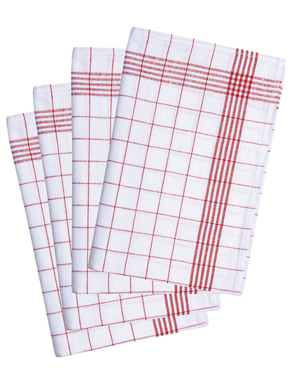 KY076 Geschirrtuch kariert (10-er Pack)